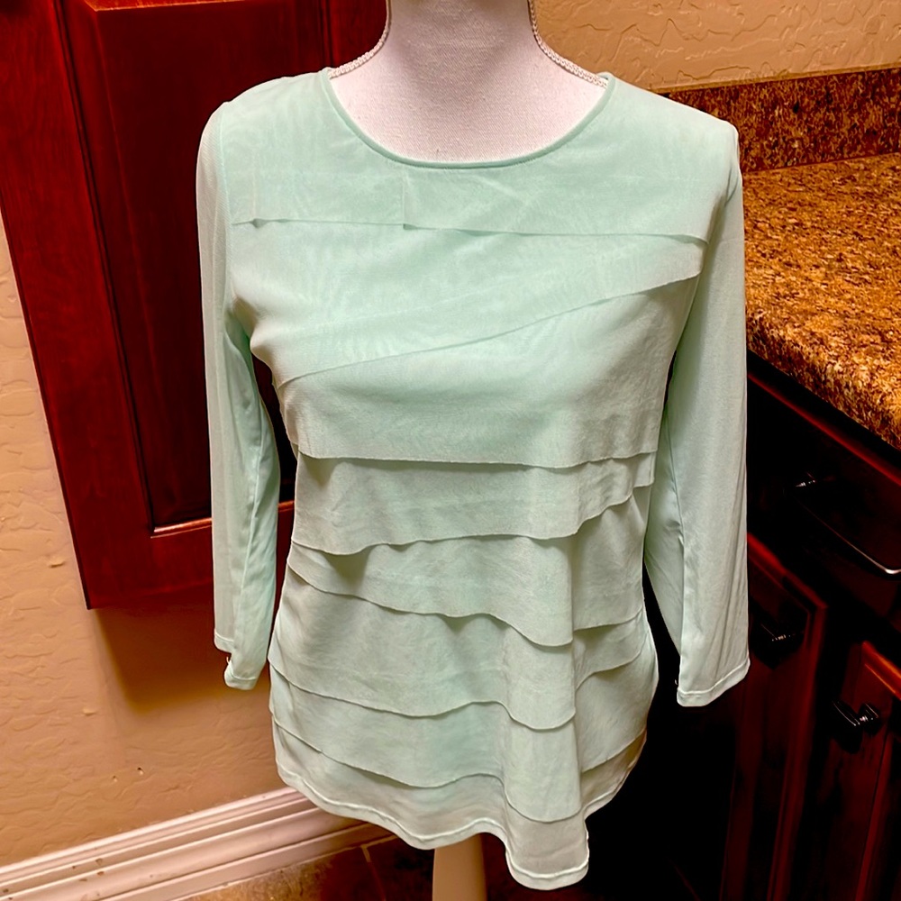 Alfani Mint Green Blouse